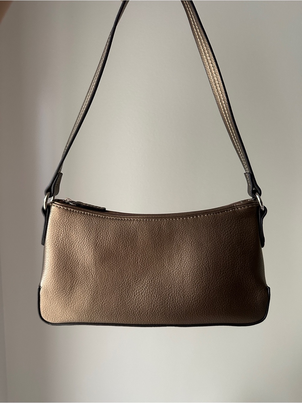 Liz Claiborne Coach (like) Classic Bronze Shoulder Bag